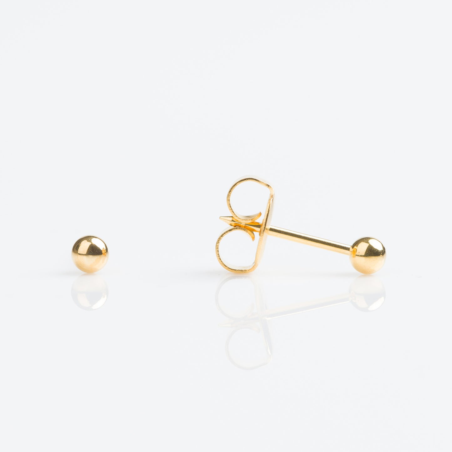 Bola Dorada 3mm - Bañado en Oro