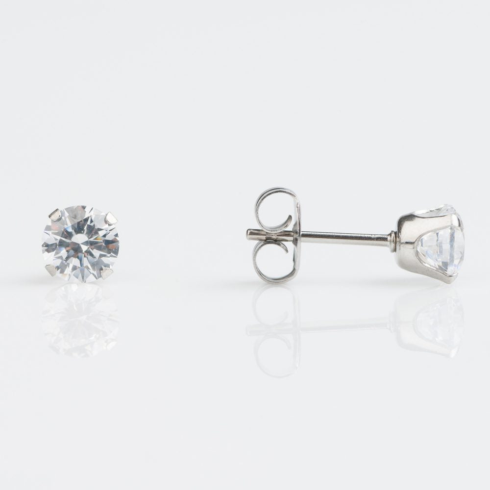 Zirconia 4mm - Plateado
