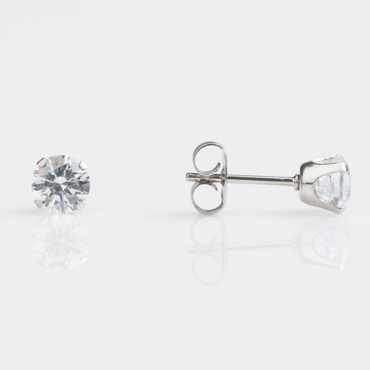 Zirconia 4mm - Plateado